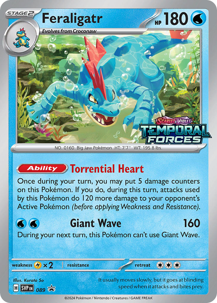 Feraligatr 089  - Holofoil SV Scarlet & Violet Promo Cards - Promo
