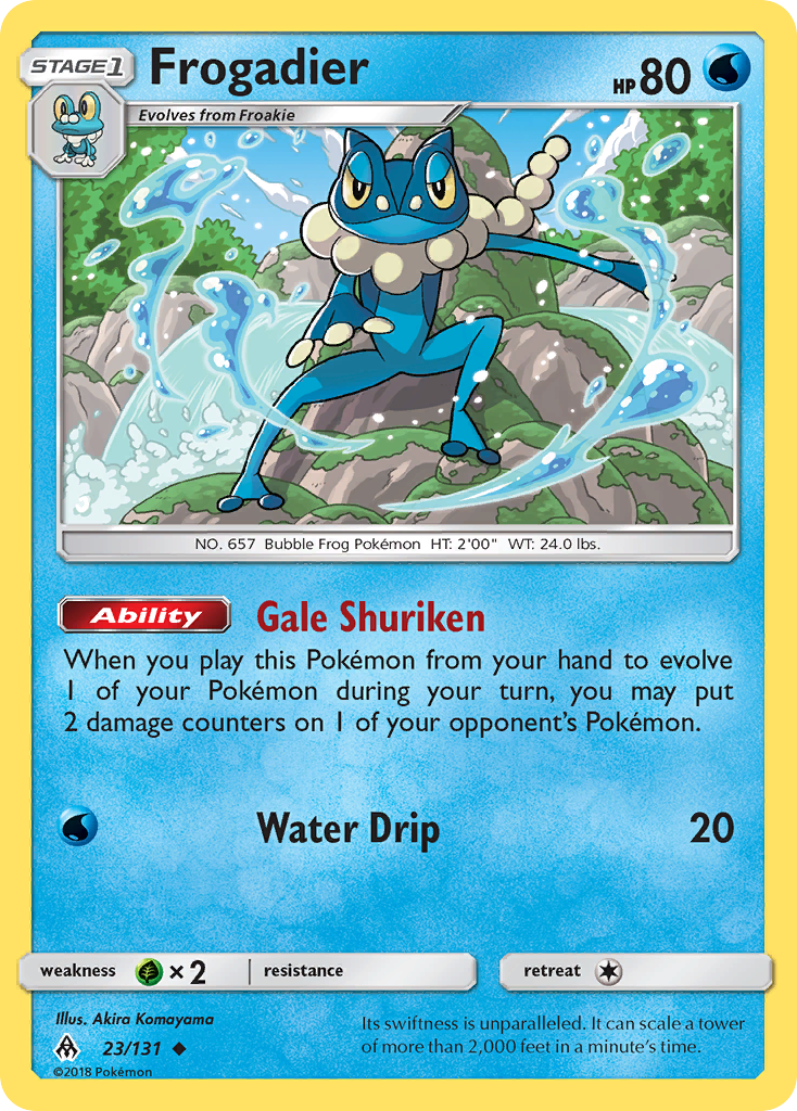 Frogadier 023  SM  Forbidden Light - Uncommon
