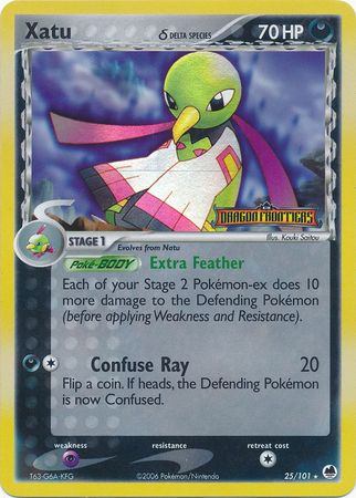 Xatu (Delta Species) 025/101  - Reverse Holofoil Dragon Frontiers - Rare