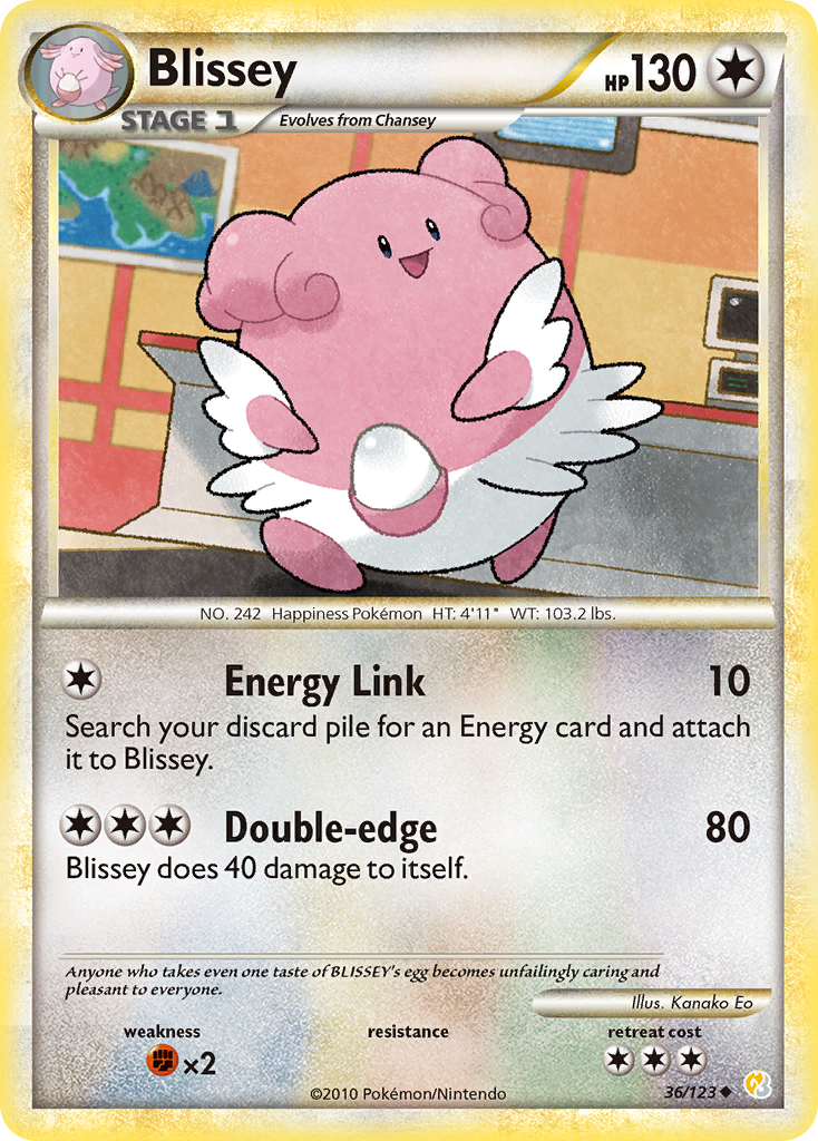 Blissey 036  HeartGold SoulSilver - Uncommon