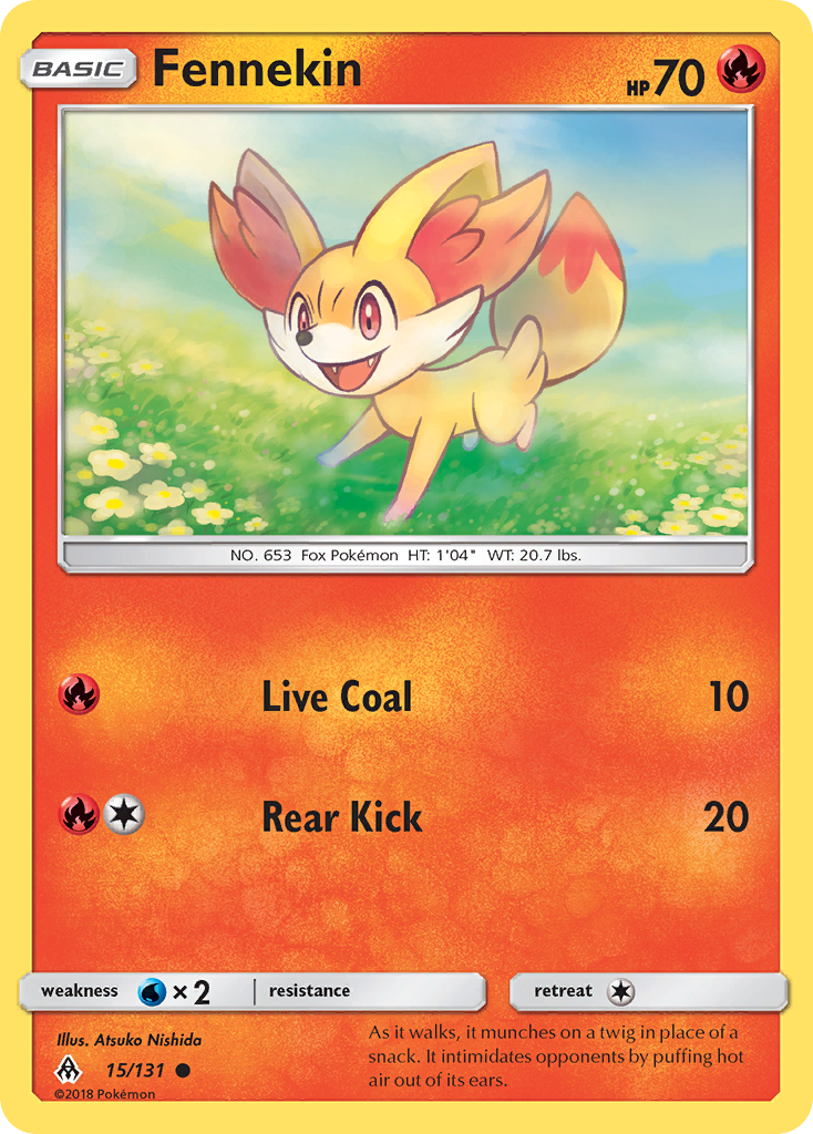 Fennekin (15) 015  SM  Forbidden Light - Common