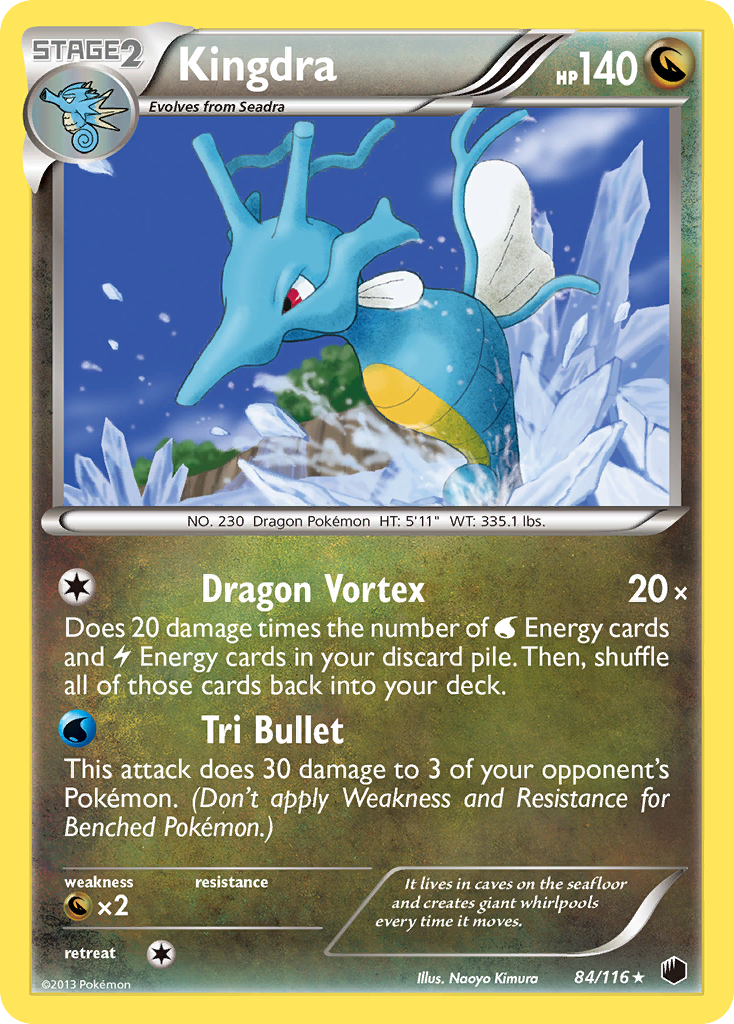 Kingdra  - Holofoil Plasma Freeze - Holo Rare