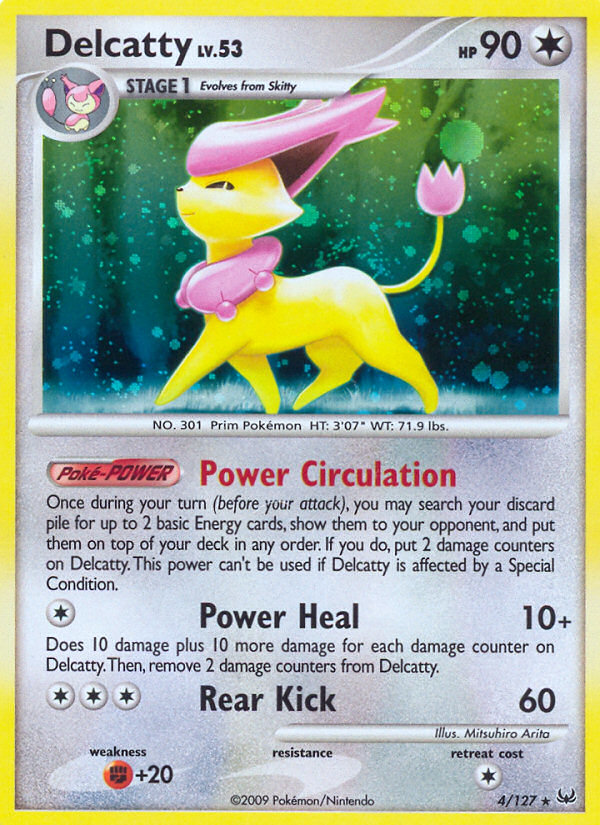 Delcatty  - Holofoil Platinum - Holo Rare