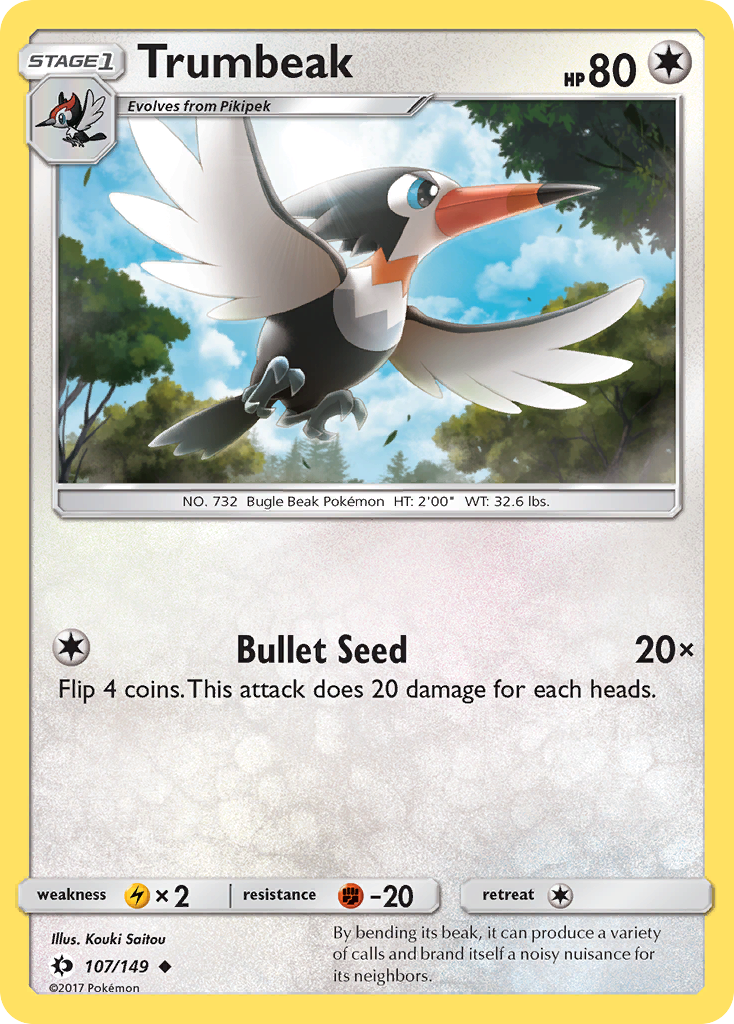 Trumbeak 107  SM Base Set - Uncommon