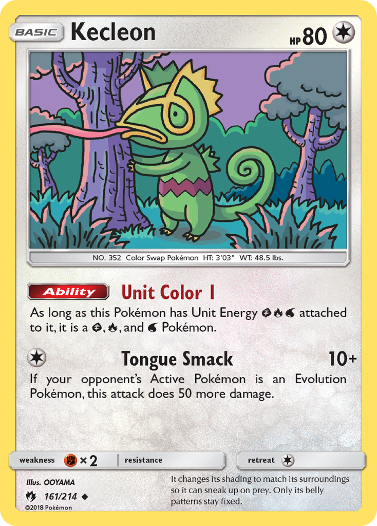 Kecleon (161) 161  SM  Lost Thunder - Uncommon