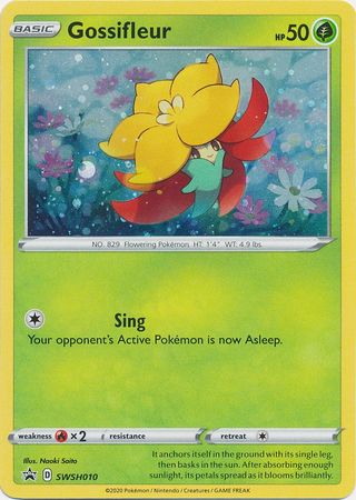 Gossifleur - SWSH010  - Holofoil SWSH Sword & Shield Promo Cards - Promo