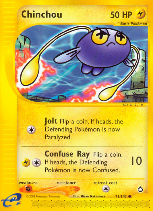 Chinchou (71) 071/147  Aquapolis - Common