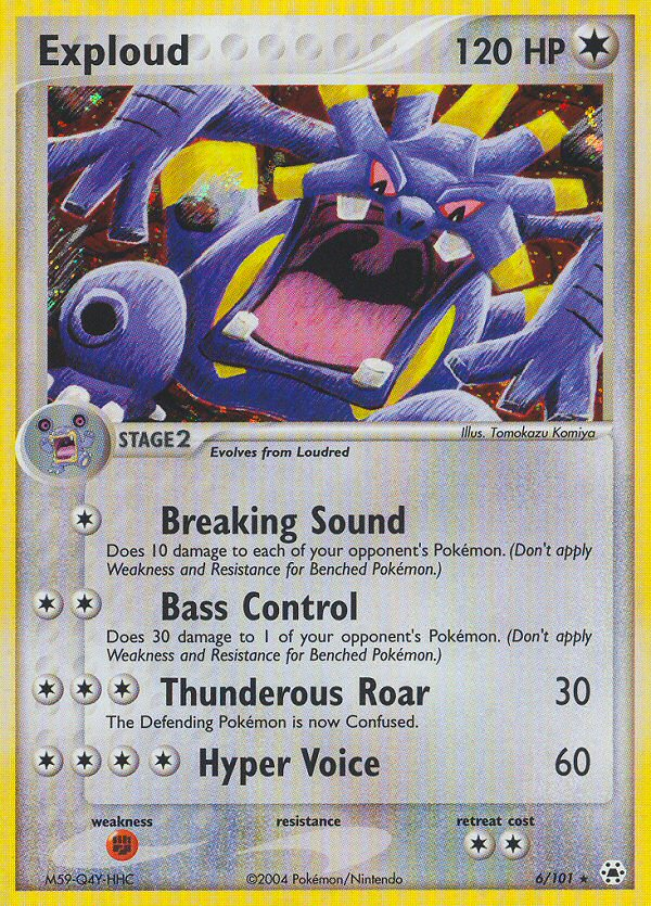 Exploud  - Holofoil Hidden Legends - Holo Rare