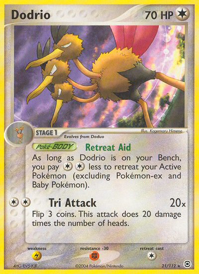 Dodrio/112  FireRed & LeafGreen - Rare