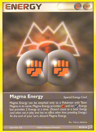 Magma Energy  Team Magma vs Team Aqua - Uncommon