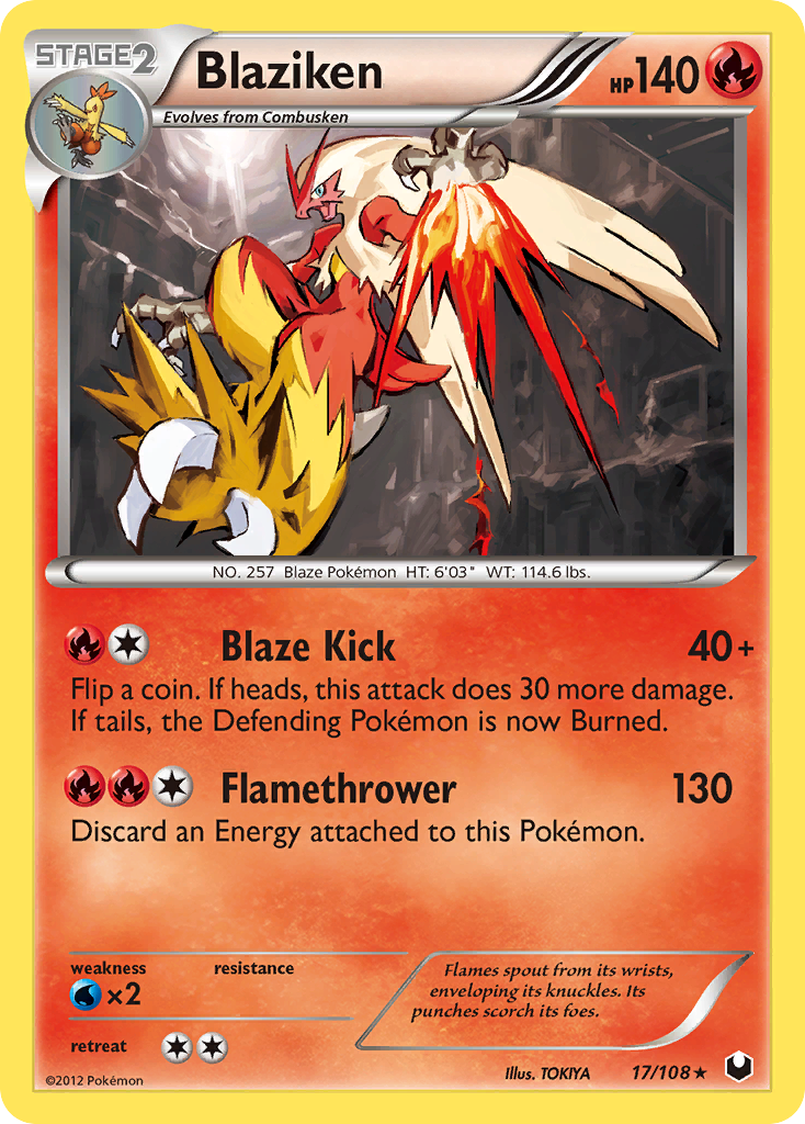 Blaziken  - Holofoil Dark Explorers - Holo Rare