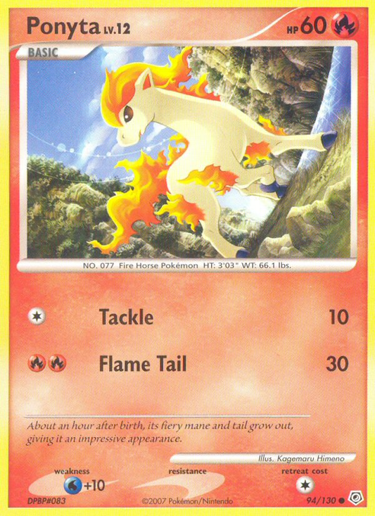 Ponyta 094  Diamond and Pearl - Common