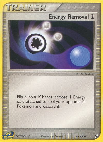 Energy Removal 2  Ruby and Sapphire - Uncommon