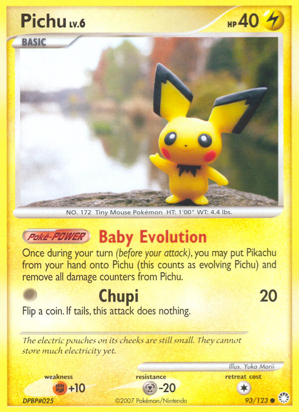 Pichu 093  Mysterious Treasures - Common