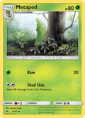 Metapod 002  SM  Burning Shadows - Uncommon