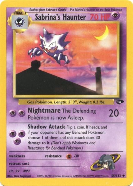 Sabrina's Haunter 055  - Unlimited Gym Challenge - Uncommon
