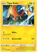 Tapu Koko - 061/189 (Prerelease Kit Exclusive)/189  Deck Exclusives - Rare