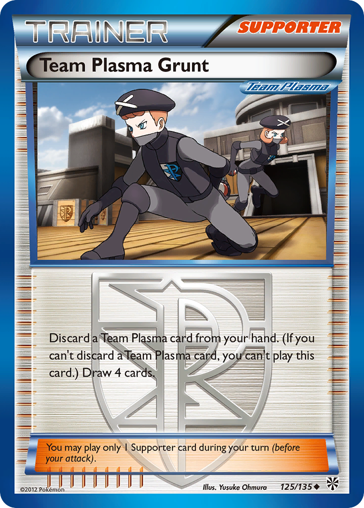 Team Plasma Grunt (Team Plasma)/135  Plasma Storm - Uncommon