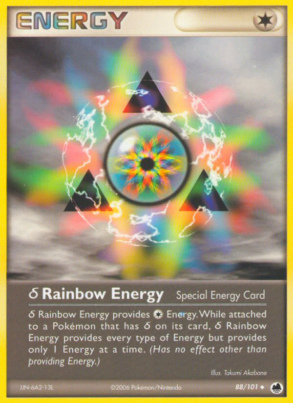 Delta Rainbow Energy  Dragon Frontiers - Uncommon