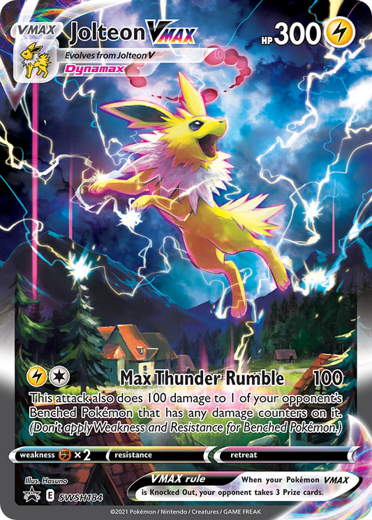 Jolteon VMAX - SWSH184  - Holofoil Jumbo Cards - Promo