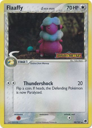 Flaaffy (Delta Species) 030  - Reverse Holofoil Dragon Frontiers - Uncommon