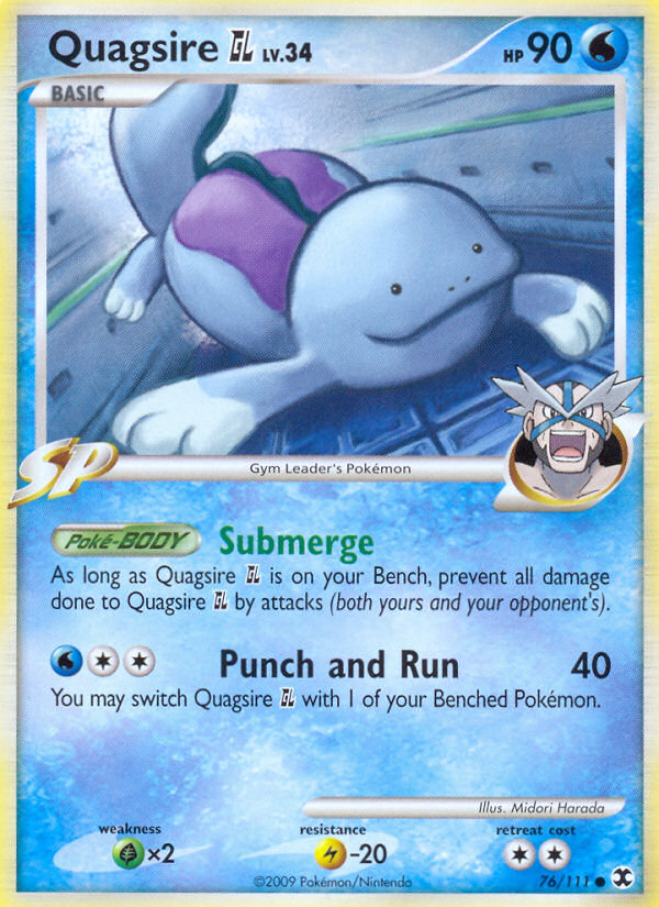 Quagsire GL 076  Rising Rivals - Common