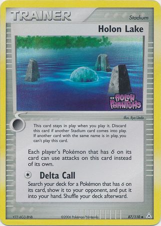 Holon Lake  - Reverse Holofoil Holon Phantoms - Uncommon