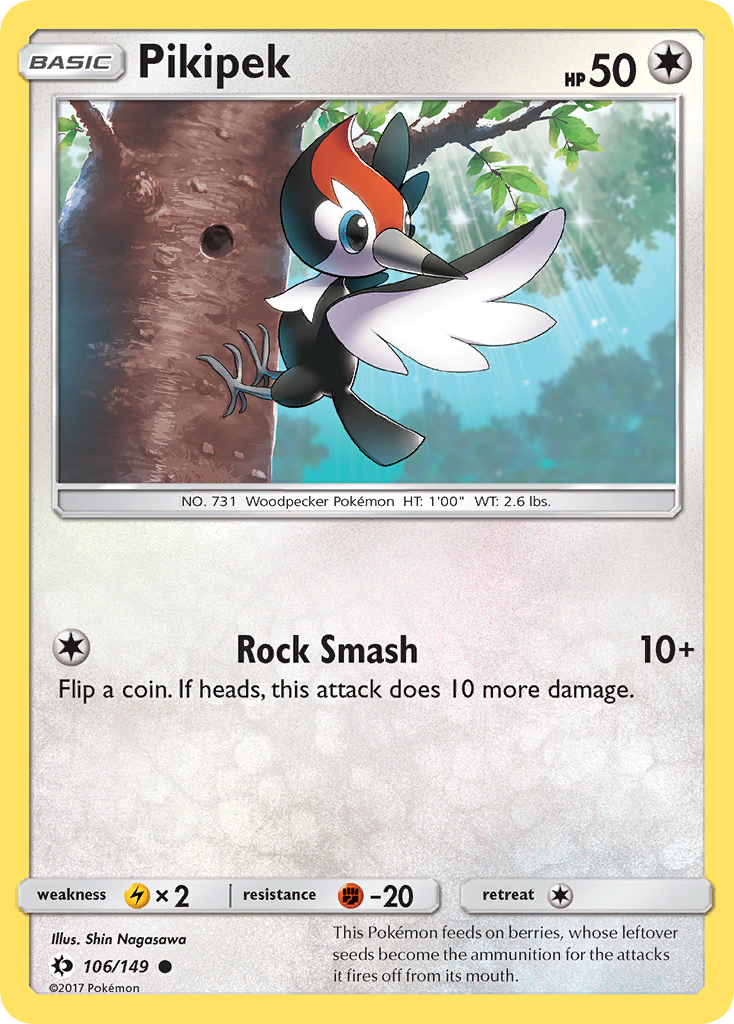 Pikipek 106  SM Base Set - Common