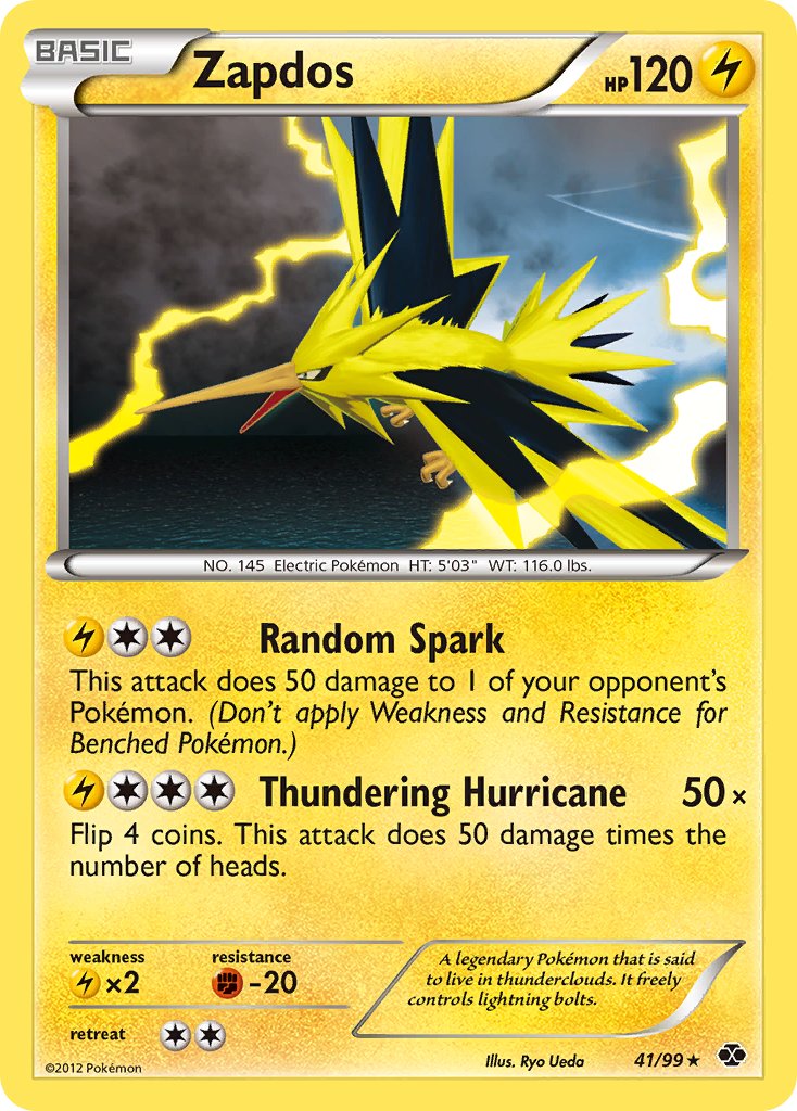 Zapdos - 41/99 (Next Destinies)/99  - Holofoil Blister Exclusives - Promo