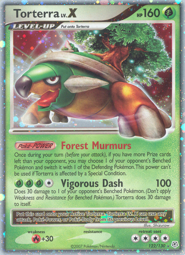 Torterra LV.X  - Holofoil Diamond and Pearl - Ultra Rare