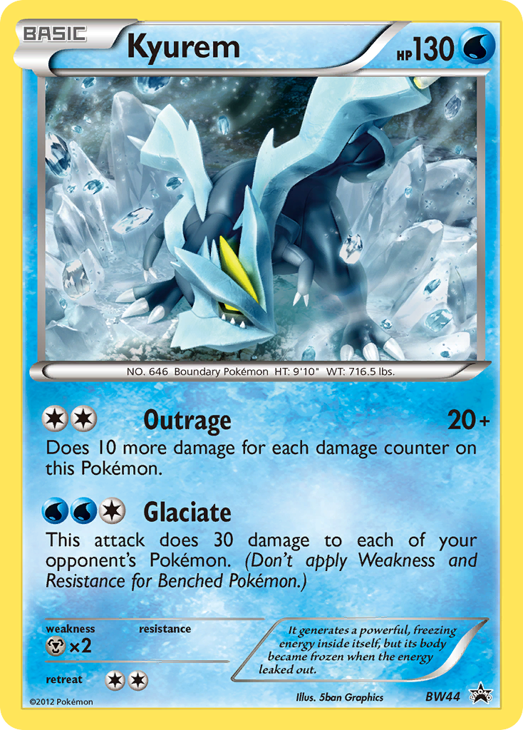 Kyurem - BW44  - Holofoil Black and White Promos - Promo