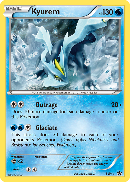Kyurem - BW44  - Holofoil Black and White Promos - Promo