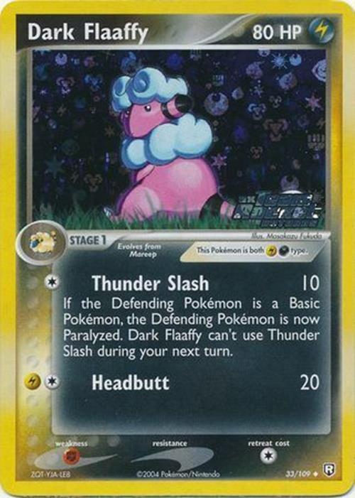 Dark Flaaffy 033  - Reverse Holofoil Team Rocket Returns - Uncommon
