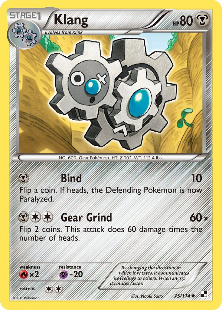 Klang - 75/114 (Cracked Ice Holo)/114  - Reverse Holofoil Blister Exclusives - Promo