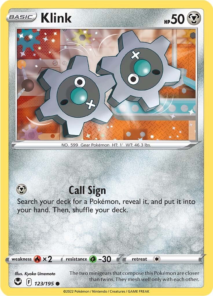 Klink 123  SWSH12 Silver Tempest - Common