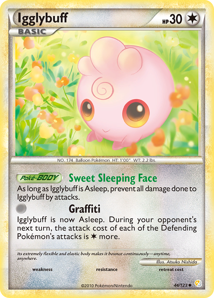 Igglybuff 044  HeartGold SoulSilver - Uncommon