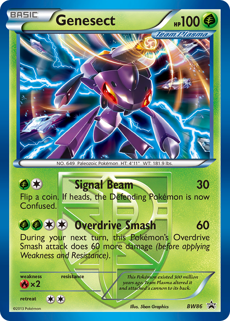 Genesect (Team Plasma) - BW86  - Holofoil Black and White Promos - Promo