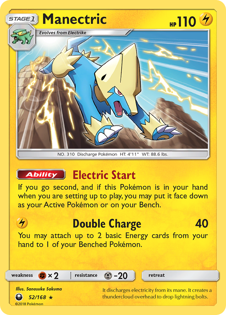Manectric  SM  Celestial Storm - Rare