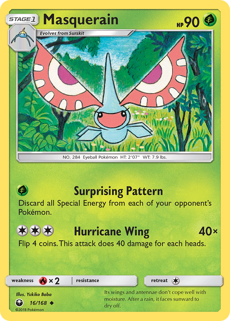 Masquerain  SM  Celestial Storm - Uncommon