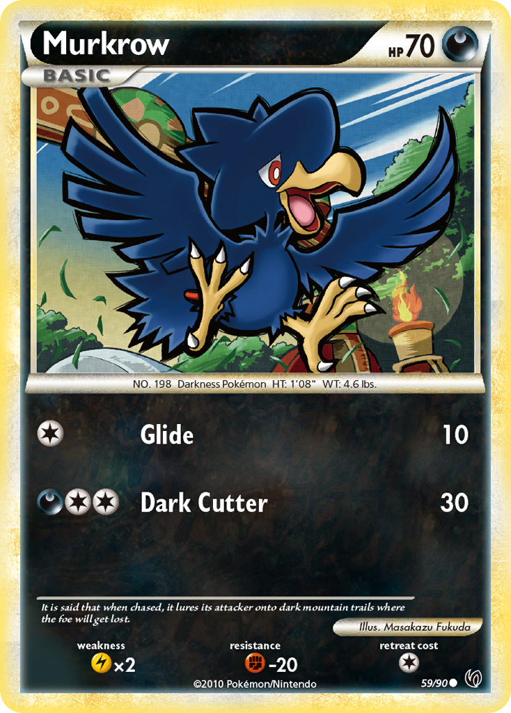 Murkrow (59) 059/90  Undaunted - Common