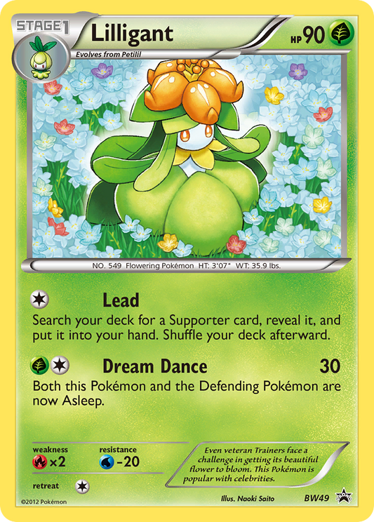 Lilligant - BW49  - Holofoil Black and White Promos - Promo