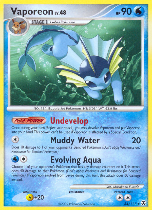 Vaporeon  Rising Rivals - Rare