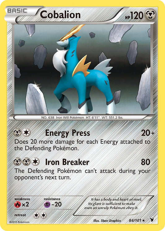 Cobalion - 84/101 (Battle Arena Deck Exclusive)/101  Deck Exclusives - Rare