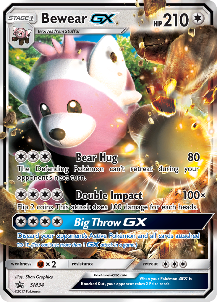 Bewear GX SM34  - Holofoil SM Promos - Promo