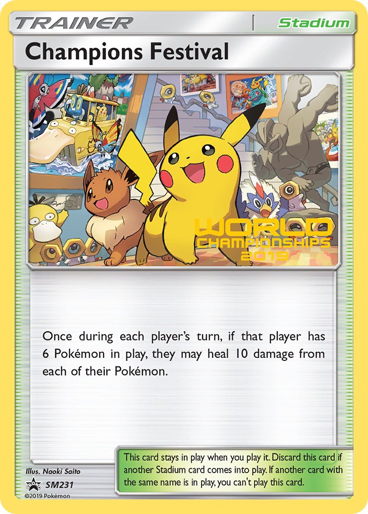 Champions Festival - SM231 (World Championships 2019) [Finalist]  SM Promos - Promo