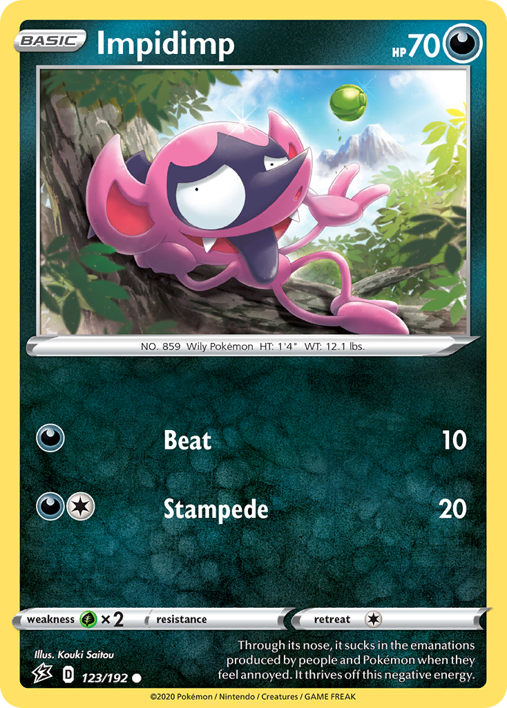 Impidimp 123  SWSH02 Rebel Clash - Common