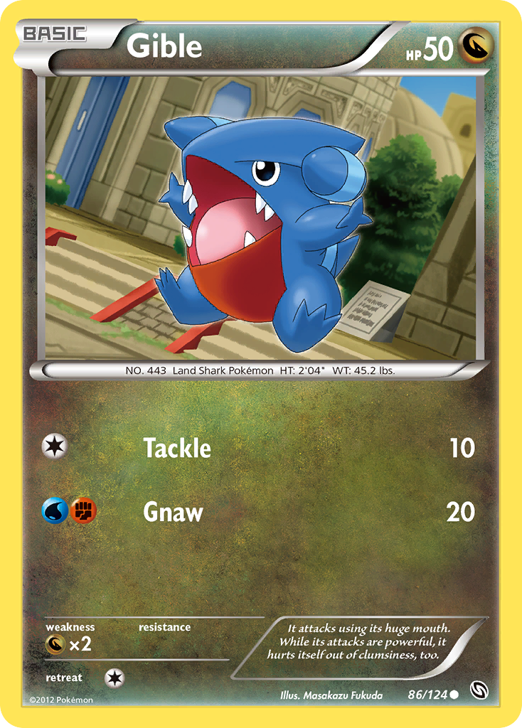 Gible (86) 086  Dragons Exalted - Common