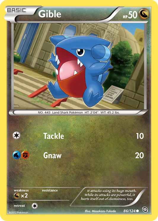 Gible (86) 086  Dragons Exalted - Common
