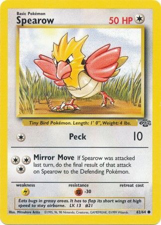 Spearow 062/64  - Unlimited Jungle - Common