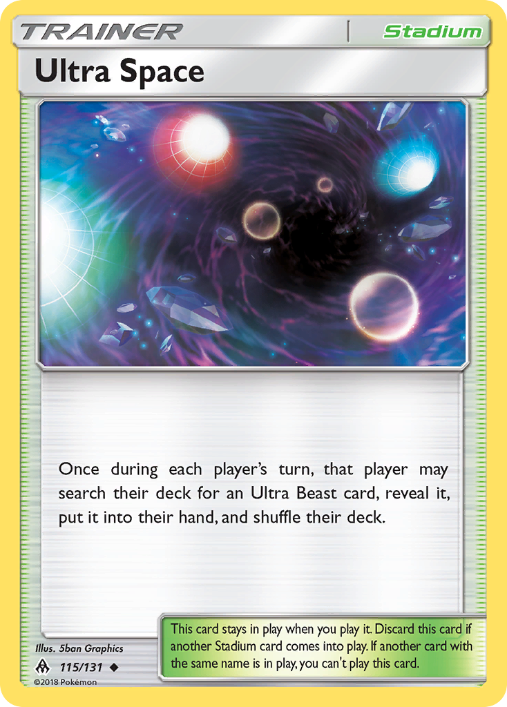 Ultra Space 115  SM  Forbidden Light - Uncommon